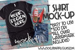 Black t shirt mock up 6508 Product Image 1