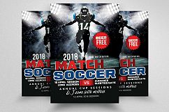 10 Soccer Match Flyers Bundle Product Image 2