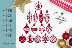 Set of Baubles - SVG EPS DXF PNG PDF JPG Cut File Product Image 1