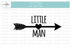 Little Man with Arrow SVG DXF PNG Product Image 1