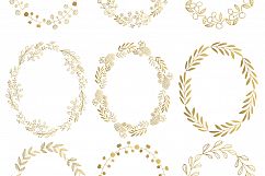 Hand drawn oval wreaths Product Image 6