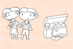 Hansel and Gretel Digital Stamps Product Image 6