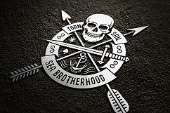 Skull logo set on dark Product Image 5