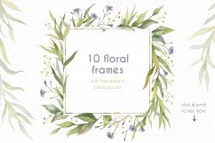 Purple dreams. Watercolor cliparts Product Image 7