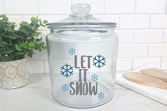 Let it Snow SVG Cut File - Christmas SVG Product Image 9