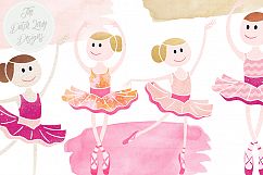 Ballerina &amp; Ballet Clipart Set Product Image 4