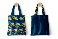 Vector Mock-up Mockup Template Cotton Paper Bag Product Image 2