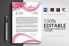 MS Word Format Letterhead Product Image 1