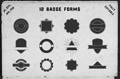 12 vintage boxing badges and forms Product Image 8