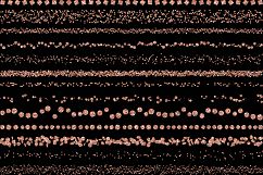 Rose Gold Glitter Confetti Borders Product Image 2