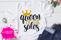 Queen of the Sales SVG - Black Friday SVG Product Image 1