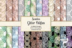 Glitter Dahlia Digital Paper Product Image 1