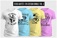 9 Dog Quotes SVG Design Bundle Vol 3. Product Image 2