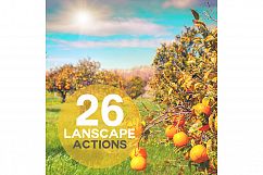 26 Landscape Photoshop Actions Collection (Action for photoshop CS5,CS6,CC) Product Image 1