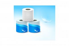 Toilet Paper Creative Promotional Banner Vector Product Image 1