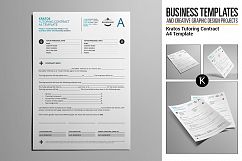 Kratos Tutoring Contract A4 Template Product Image 1