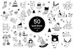 Merry Christmas greetings &amp; doodles  Product Image 3