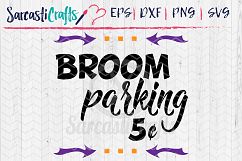 Broom Parking - SVG PNG EPS DXF Product Image 1