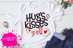 Hugs &amp; Kisses Y'all SVG Product Image 2