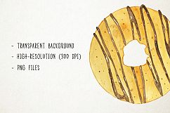 Watercolor Pumpkin Spice Clipart, Pumpkin Clipart Product Image 3
