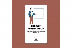 Project Presentation Talking Presenter Vector Product Image 1