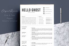 Modern Resume Template 4 Pages Design Product Image 1