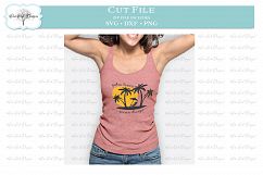 Palm Trees Ocean Breeze SVG DXF PNG Product Image 2