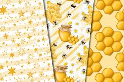 Bee digital paper Product Image 3