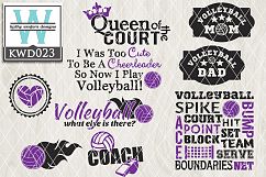 Volleyball Cutting Files KWD023 Product Image 1