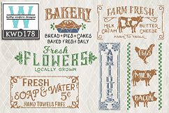 Farmhouse Cutting File KWD178 Product Image 1