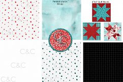 Quilt Patterns Digital Paper Pack Q-3S Product Image 5