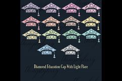 28 Diamond Education Clip Arts, Diamond Graduation Kit Product Image 4