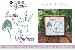 Scatter Kindness DXF SVG Cut File Product Image 1