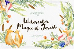 Watercolor Magical Forest Product Image 1