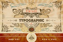 Vintage Vector Frames &amp; Corners Product Image 1