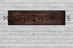 Wooden board sigh mock-up Rustic Farmhouse Modern style Product Image 2