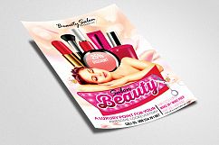 Beauty &amp; Fashion Salon Flyer Template Product Image 2