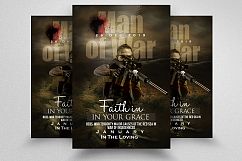 Man Of Warriors Flyer Template Product Image 1