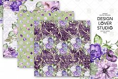 Ultra Violet digital paper pack Product Image 6