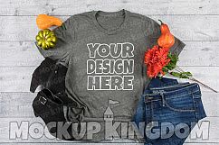 Unisex Crew Neck Shirt Mockup, Bella Canvas Mockup Product Image 1