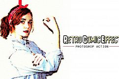 Retro Comic Photoshop Action Product Image 3