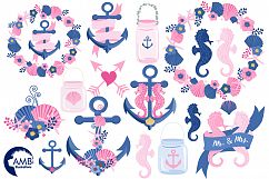 Nautical Beach Wedding graphic, illustration, clipart AMB-1393 Product Image 4