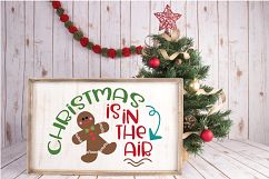 Christmas is in the Air SVG - Christmas SVG Cut File - DXF Product Image 4