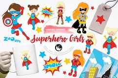 Superhero Girls  graphics and illustrations Product Image 1