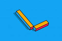 Isometric Alphabets Product Image 2