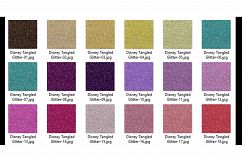 36 Glitter and Solid Color Princess Pink and Purple Color Product Image 4