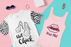 Girls Power. Clipart and pattern set Product Image 2