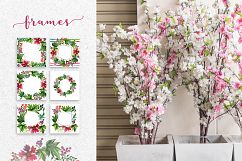 Autumn ornament PNG watercolor leaves set Product Image 5