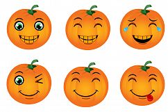 Halloween Pumpkin Emoticons Product Image 3