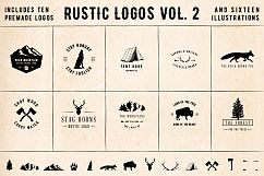 Rustic Logos Volume 2 AI EPS PNG PSD Product Image 1